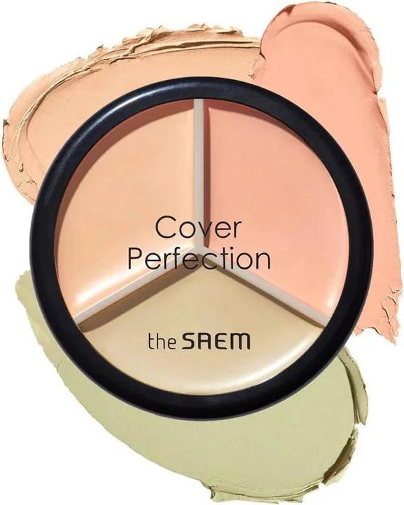 Actual product image The Saem Cover Perfection (03 Correct Up Beige for Fair Skin, 01 Correct Beige for Medium Skin)