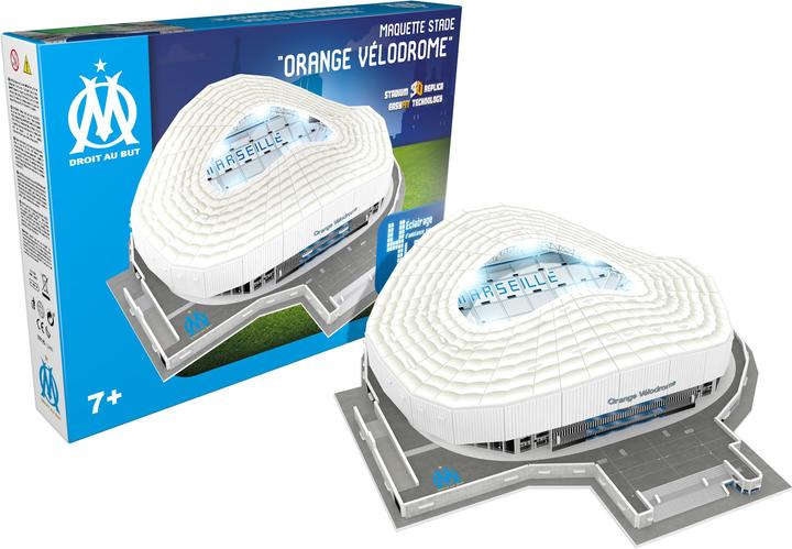 Image du produit Megableu Stade de l'Olympique de Marseille Casse-tête 3D avec lumière LED (70 pièces)