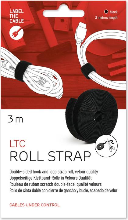 Immagine prodotto Label-the-cable Rotolo di nastro adesivo in velcro (16 mm)