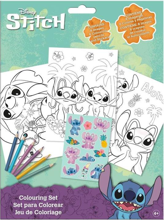 Produktbild Kids Licensing Stitch Malset mit Sticker