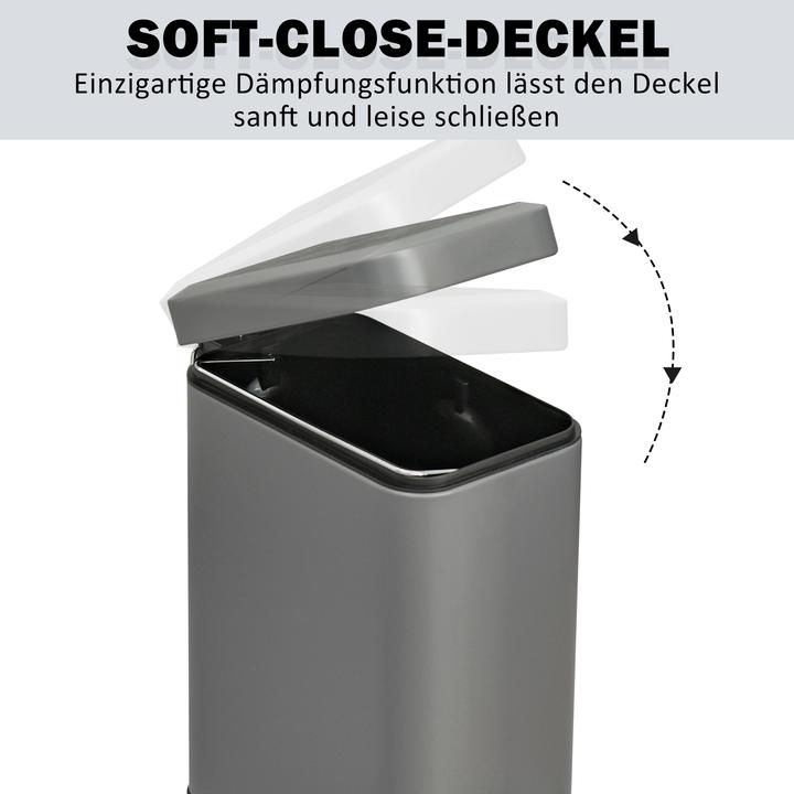 Produktbild Homcom Mülleimer mit Fusspedal (5 l)