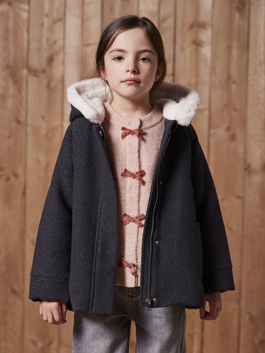Actual product image Vertbaudet Mädchen Wintermantel, Woll-Mix