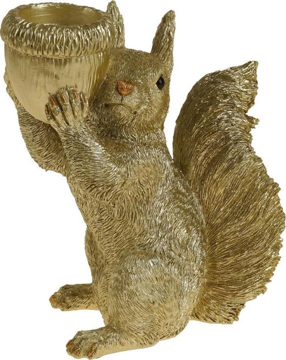 Produktbild Werner Voss Eichhörnchen Kerzenhalter gold 19,5cm