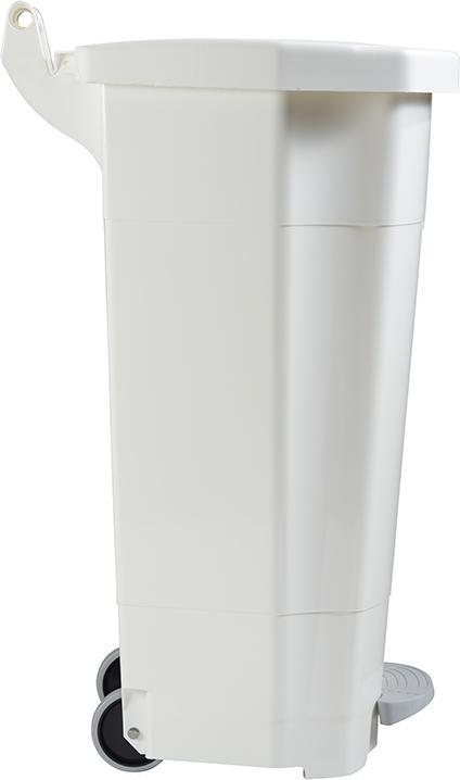 Actual product image Rossignol Waste bin Mobile waste bin BOOGY 90 l white HACCP concept - for food warehouses (90 l)