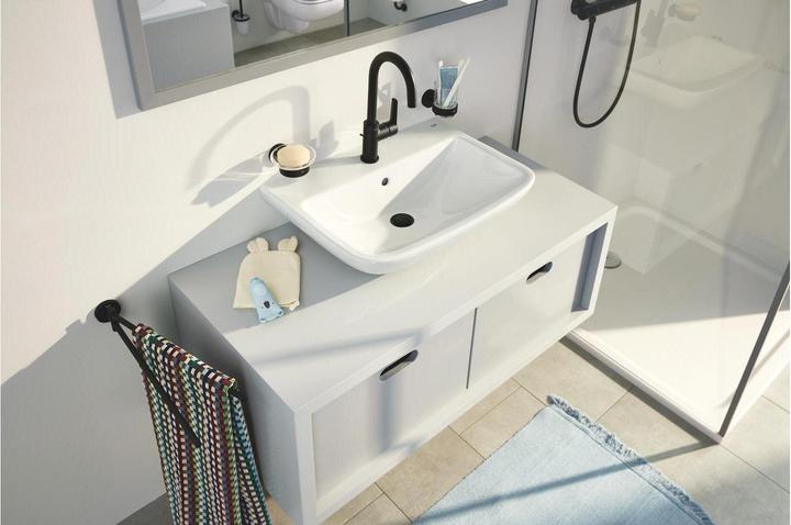 Actual product image Grohe Start QuickFix washbasin tap L-size, pull bar, incl. 3-in-1 tool, water-saving, matt black