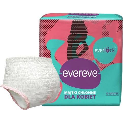 Everlock, Coppetta mestruale, Saugfähige Menstruationshöschen für Frauen 10 Stück ML