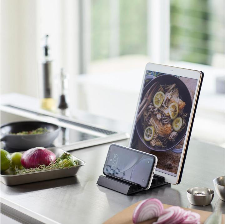 Actual product image Yamazaki Tablet holder TOWER black