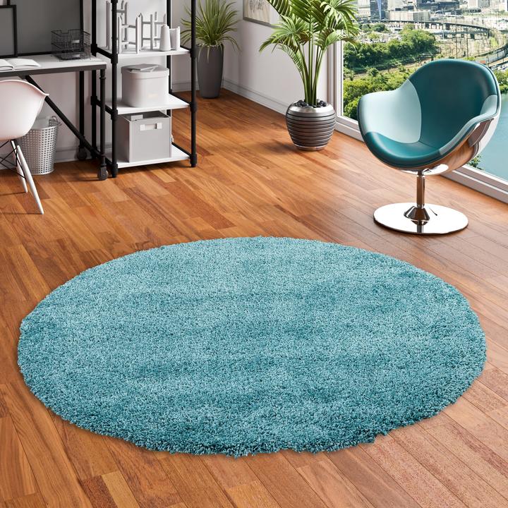 Produktbild Pergamon Hochflor Langflor Shaggy Teppich Luxury (Ø 80 cm)