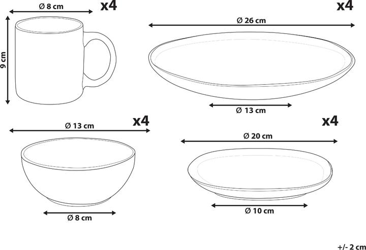Produktbild Beliani Turmeric (16 Stk.)