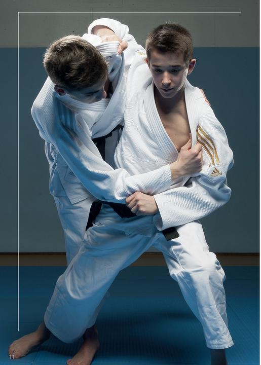 Immagine prodotto adidas Tuta da judo "Contest" a strisce bianche/argento, J650 (170)