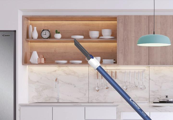 Produktbild Hoover Candy Viva CVIVA15 011 kabelloser Staubsauger Weiss Ohne Beutel