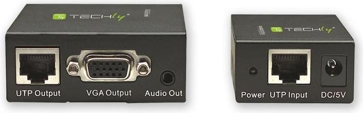 Produktbild Techly Amplifier Extender VGA and Audio over Network Cable
