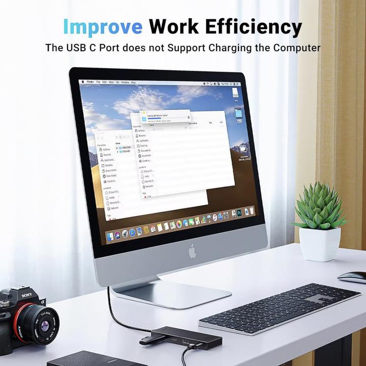 Produktbild Ugreen USB-C hub to 2x USB-C / 2x USB-A - Black (USB-C, 4 Ports)