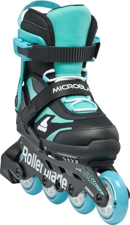 Produktbild Rollerblade Inline-Skates Microblade Schwarz/Hellblau, 33-36.5 (33, 36.5)