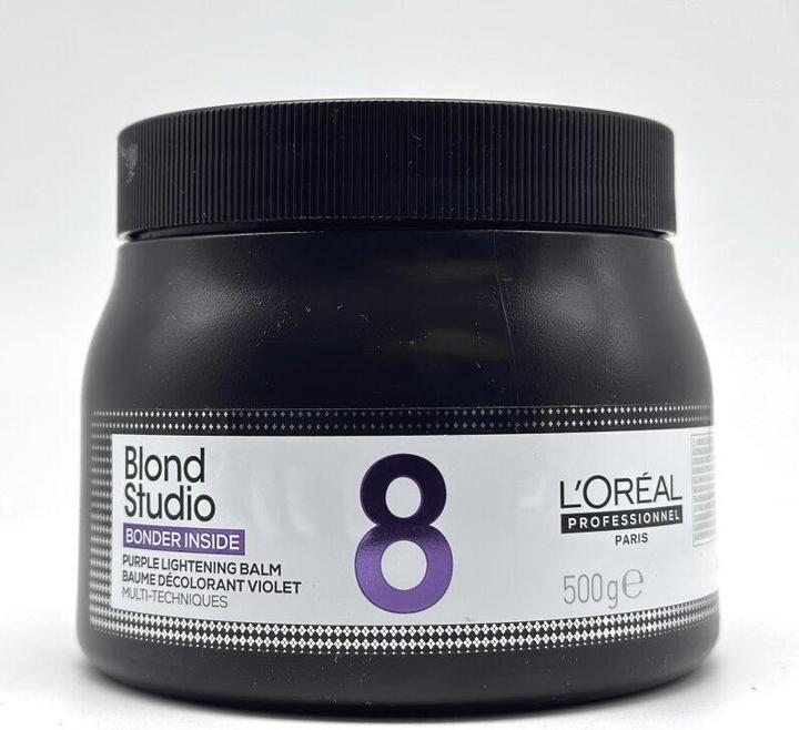 Actual product image L'Oréal Professionnel BLOND STUDIO Purple Lightening Balm (Blond, Violet)