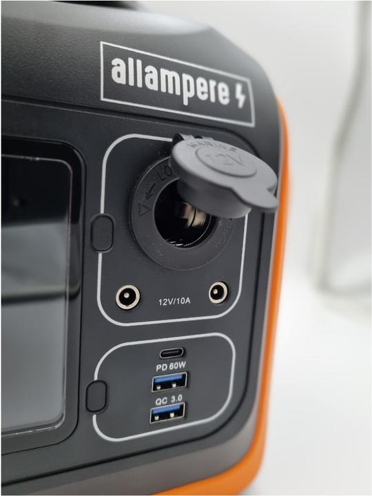 Actual product image Allampere Portable Powerstation 600W (595 Wh, 6.80 kg)