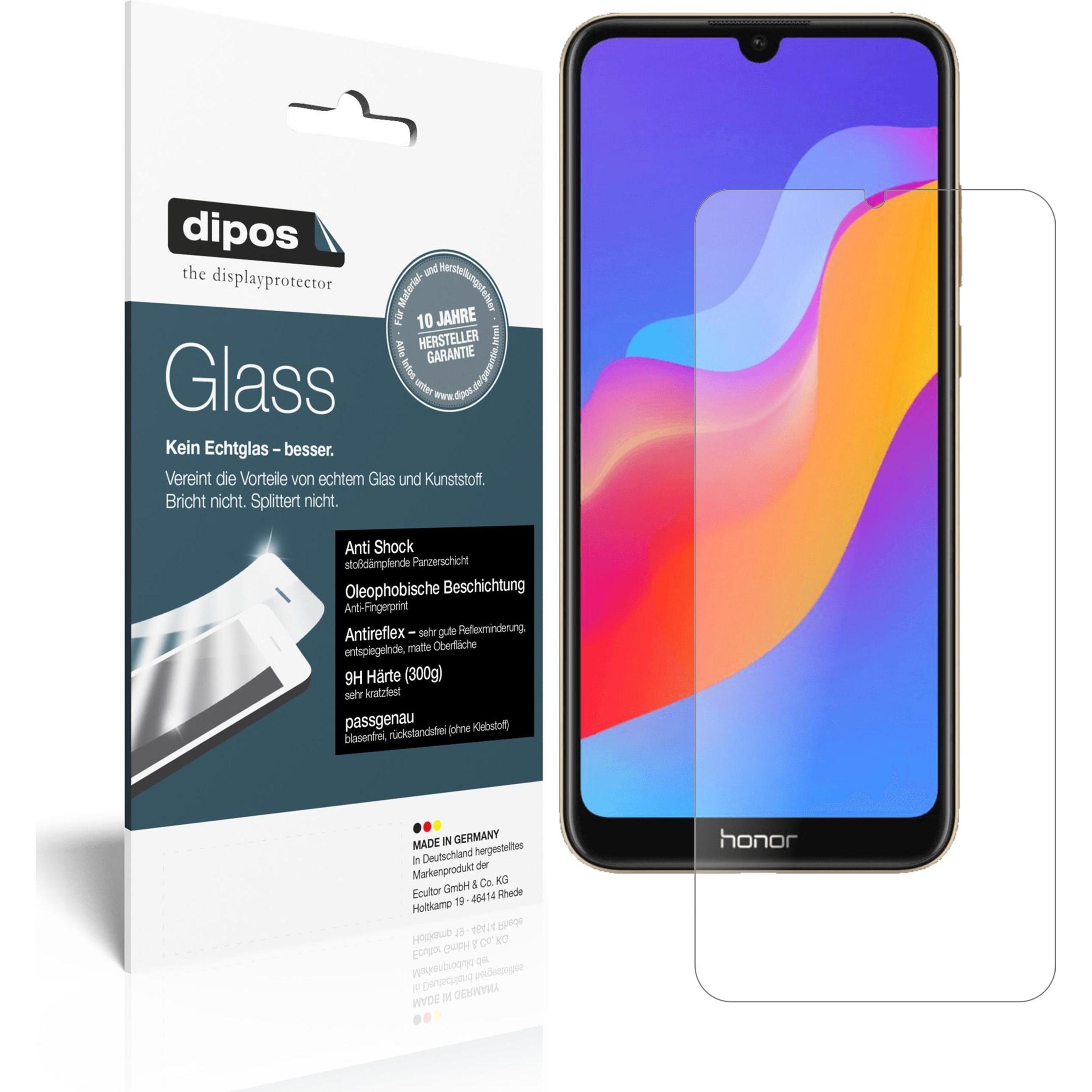Dipos Displayschutz Anti-Shock (1 Stück, Honor 8A), Smartphone Schutzfolie, Transparent