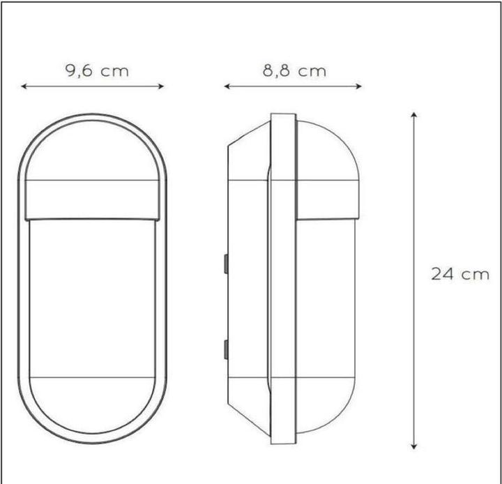 Actual product image Lucide Wall & Ceiling Lights (E27, IP54)