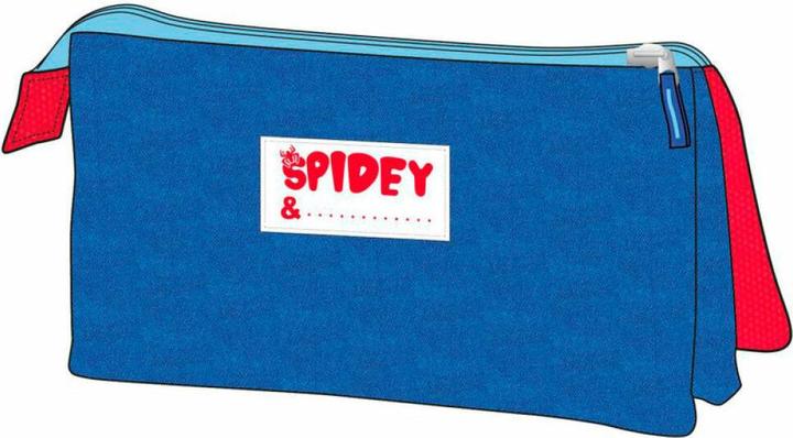 Produktbild SPIDEY - Federmäppchen 3 Fächer, rot