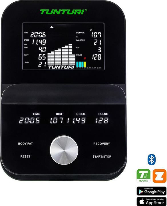 Produktbild Tunturi Signature E50 Hometrainer - Ergometer & Servomotor - Bluetooth - Fitnessfiets