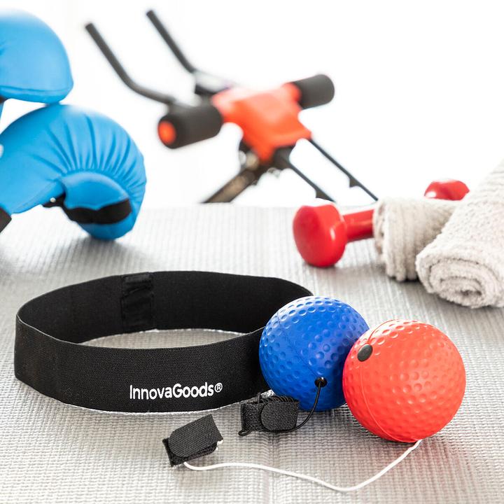 Produktbild InnovaGoods Trainings- und Reflexball-Set Balxing (3.80 cm, 0.03 kg)