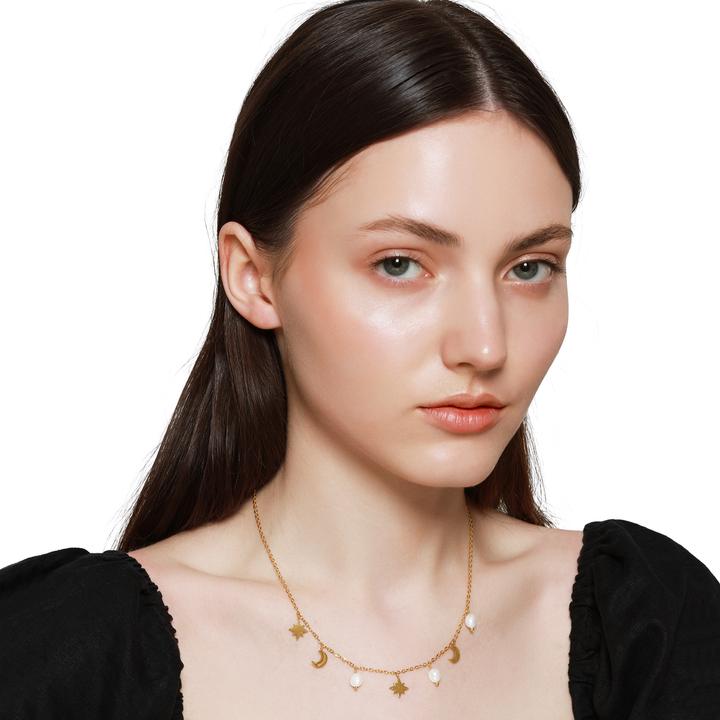 Actual product image Heideman Dolly gold coloured (100% stainless steel)