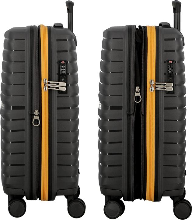 Immagine prodotto Jump Xwave Carrello da cabina a 4 ruote da 55 cm con ripiegamento elastico (35 l)