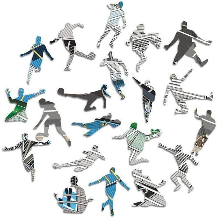 Produktbild Iconic Man City FC - Etihad Stadium - Holz Puzzle Grösse S (150 Teile) (150 Teile)