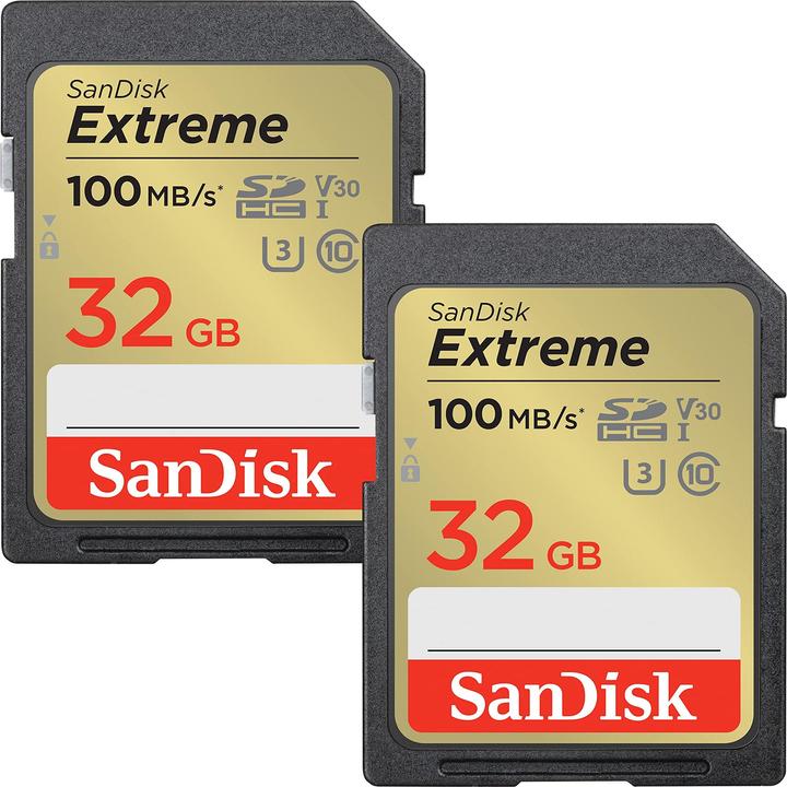 Productafbeelding SanDisk Extreme SDHC /s UHS-I (32 GB, SDHC, U3, UHS-I)