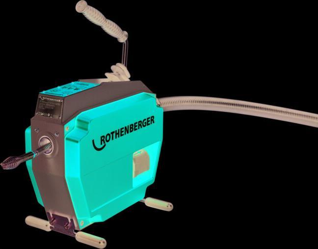 Image du produit Rothenberger Nettoyeur de tubes sans fil R600 VarioClean pour tubes de 20 à 150 mm 18 V 8 Ah (60000 mm)