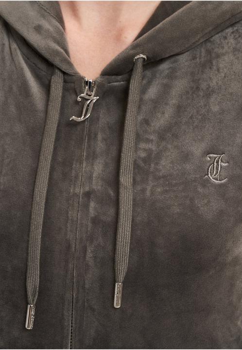 Actual product image Juicy Couture ZIP THROUGH HOODIE WITH ZIP PULL & JC - 102755 (S)