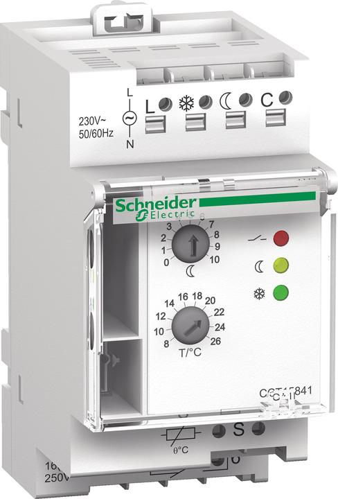 Produktbild Schneider Electric SE CCT15841 Thermostat TH4 M. 3 Temp.-Schwellen