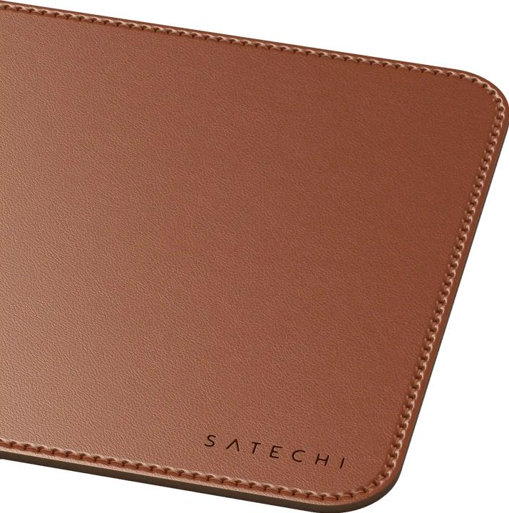 Actual product image Satechi Vegan-Leather Premium Mouse Pad Brown