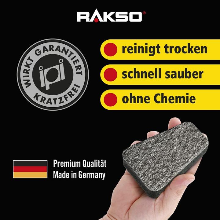 Produktbild Rakso Kaminscheibenreiniger 8x2 Stk