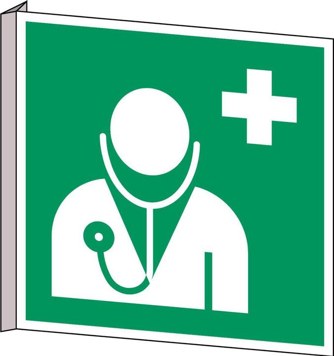 Image du produit Brady Plaque de sécurité ISO - Médecin