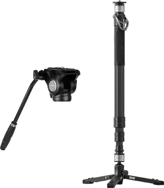 Image du produit Yc onion Monopode en fibre de carbone PINETA avec rotule à fluide* (Tête vidéo)