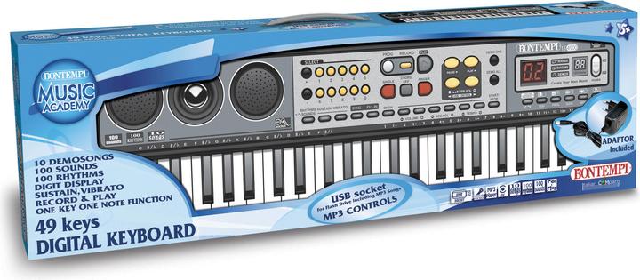 Actual product image Bontempi Digitaal Keyboard Zwart, 37 toetsen