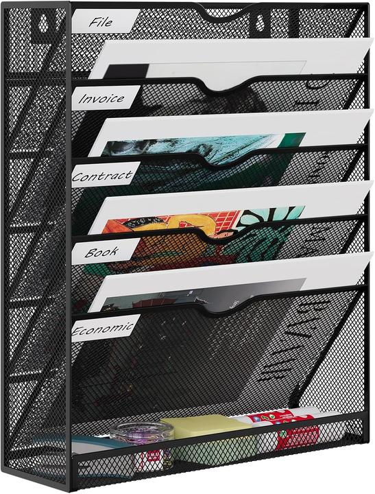 EasyPAG Zeitschriftenhalter mit 6 Fächern