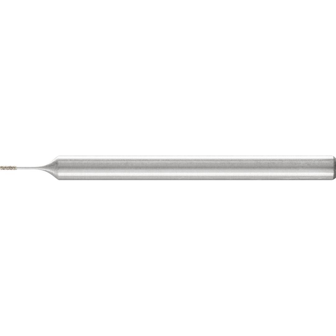 Pferd, Schleifmittel, Diamant-Schleifstift Zyl. Ø0,5 mm SchaftØ3 mm D64 (fein) zum Schleifen von Bohrungen/Radien