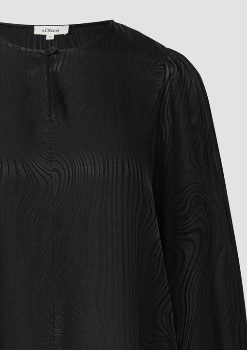 Image du produit s.Oliver Kleid Fliessendes Jacquardkleid mit Raffung (48)