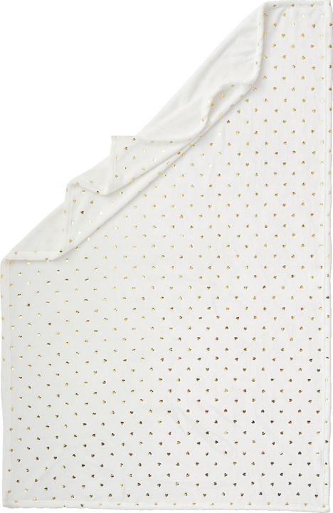 lana cuori bianchi color oro