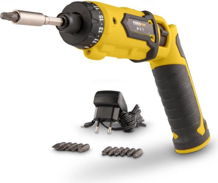 Produktbild Powerplus Schrauber 7.2V - inkl. Akku 7.2V 1.3Ah und Ladegerät - 13 Acc.