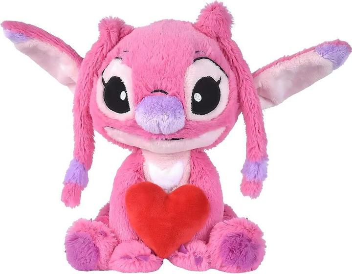 Simba Disney Peluche Stitch Ange Coeur 25cm (25 cm)