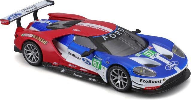 Actual product image Bburago Diecast 1:32 Race in Acrylic Box Ford GT Race Car 2017 Ages 5+ 18-41158