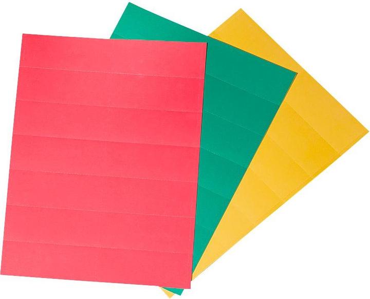 Eichner Beschriftungsschild 3 Farben je 14 Stück