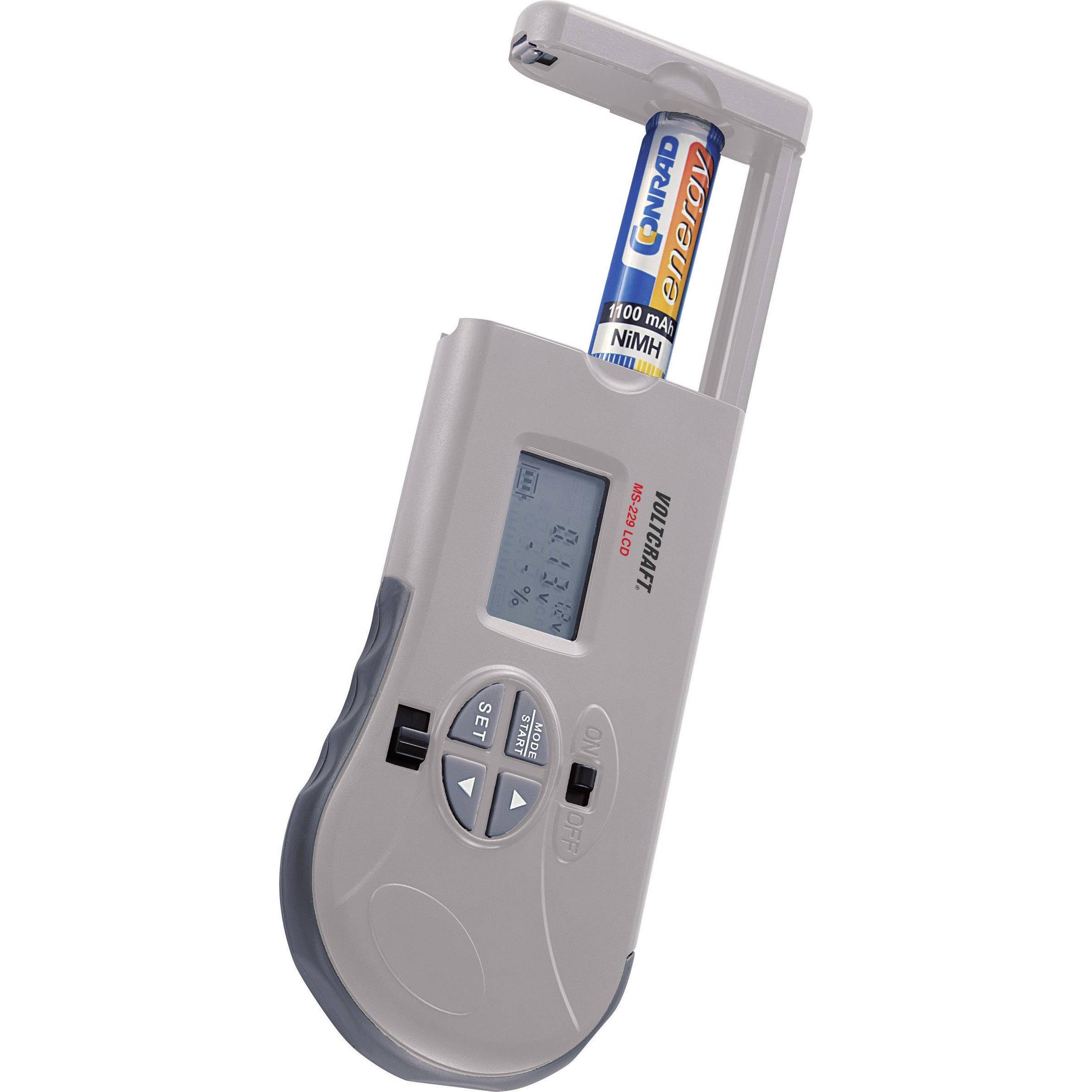 Voltcraft Tester per batterie, Accessori pile + batterie