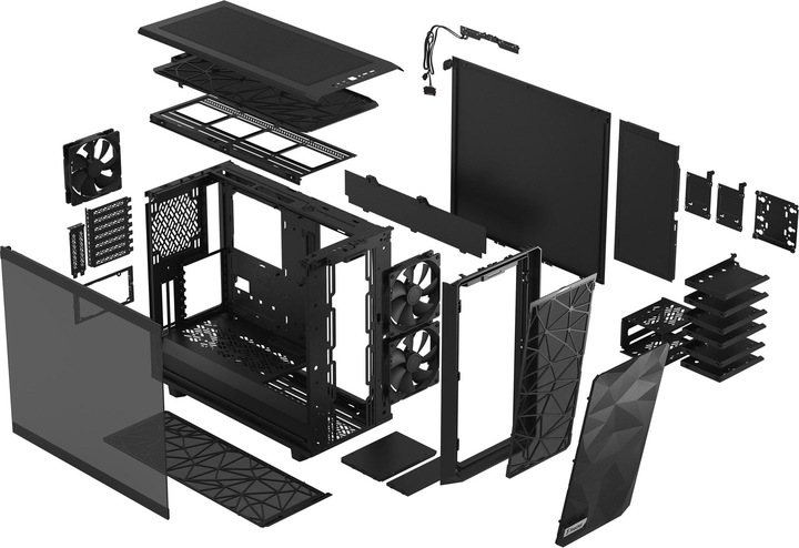 Produktbild Fractal Meshify 2 Black TG Light (ATX)