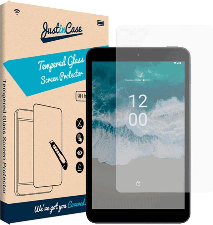 Produktbild Just in Case GehÃ¤rtetes Glas Clear Displayschutzfolie Nokia T10 (1 Stk., T10)