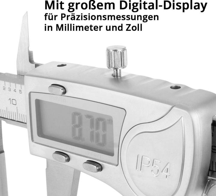 Produktbild Stahlwerk Digitaler Messschieber DMS-3 ST aus Edelstahl (15 cm)