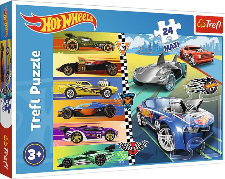 Immagine prodotto Trefl Puzzle 24 elementi Maxi Fast Cars Hot Wheels (24 pezzi)